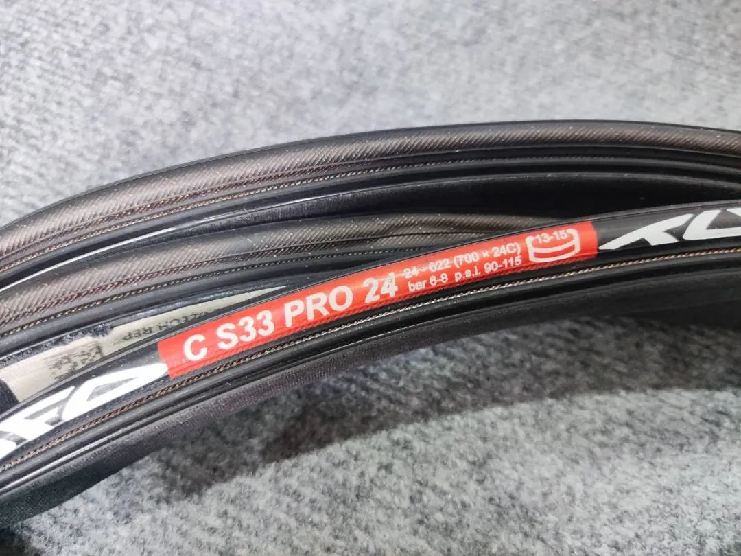 Tufo C S33 Pro 24 Road Bicycle Tubular Tire For Clincher Rims 700c