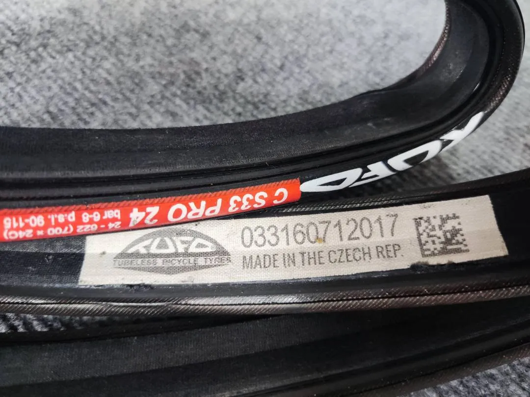 Tufo C S33 Pro 24 Road Bicycle Tubular Tire For Clincher Rims 700c