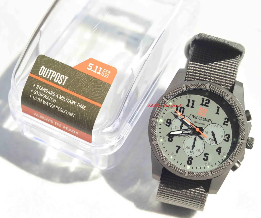 5.11 - jam tangan OUTPOST CHRONO (ASLI)