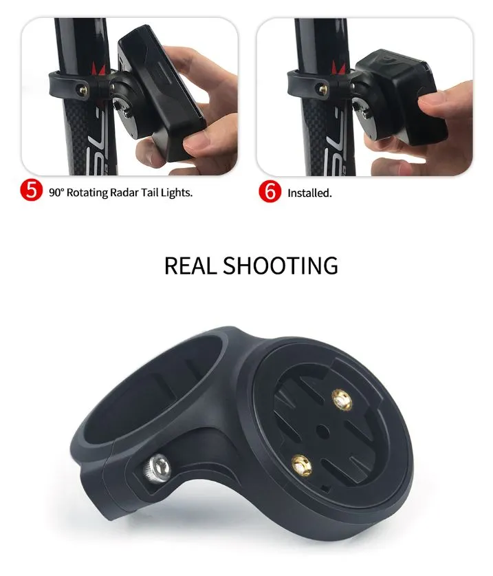 Bicycle Mount Bike Tail Light Seatpost Bracket Holder for Garmin Varia Radar Rearview