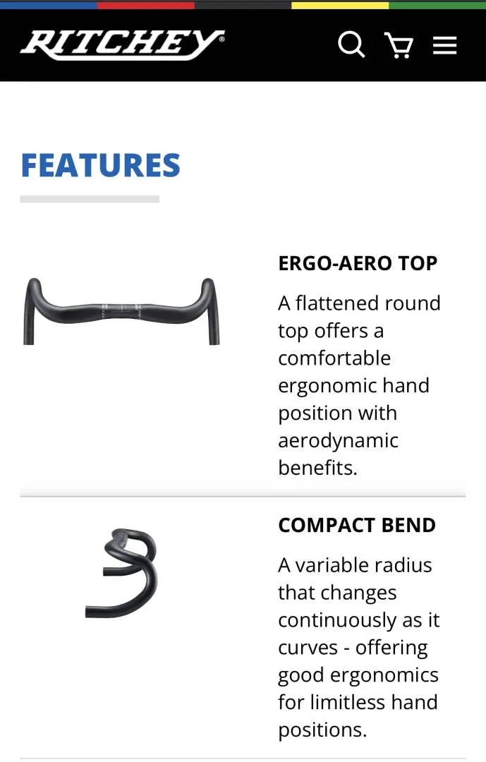 Ritchey WCS Ergomax handlebar