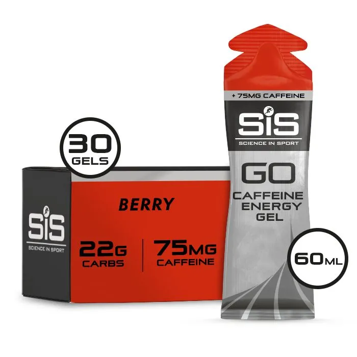 NEW STOCK SIS Science in Sport GO Energy + Caffeine Gel  60ml HALAL Cola Berry Double Espresso