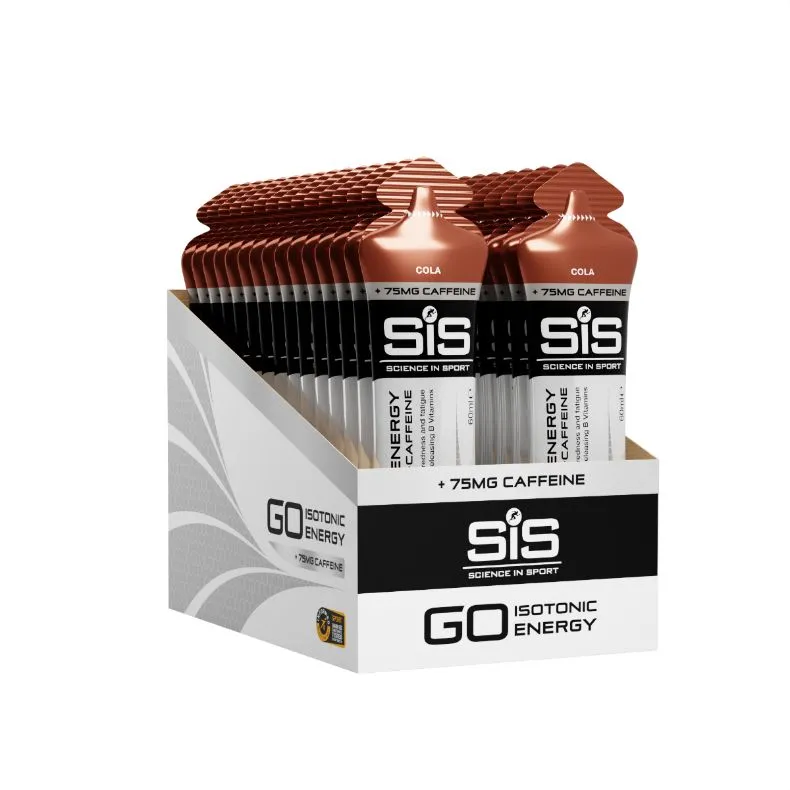 NEW STOCK SIS Science in Sport GO Energy + Caffeine Gel  60ml HALAL Cola Berry Double Espresso