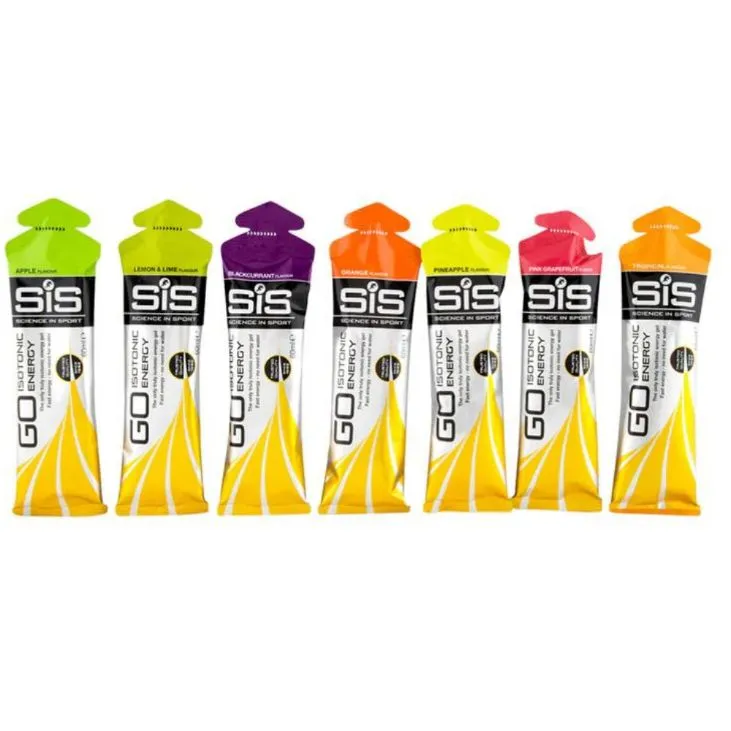 7 in 1 SIS Science in Sport GO Isotonic Gel Variety Pack(7x60ml) HALAL 7 Flavours