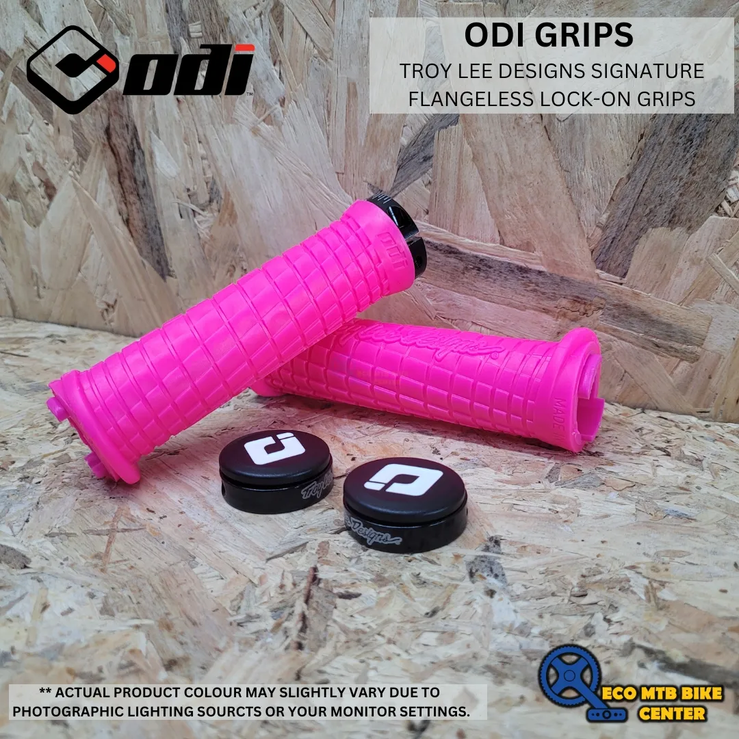 ODI TROY LEE DESIGNS SIGNATURE FLANGELESS LOCK-ON GRIPS