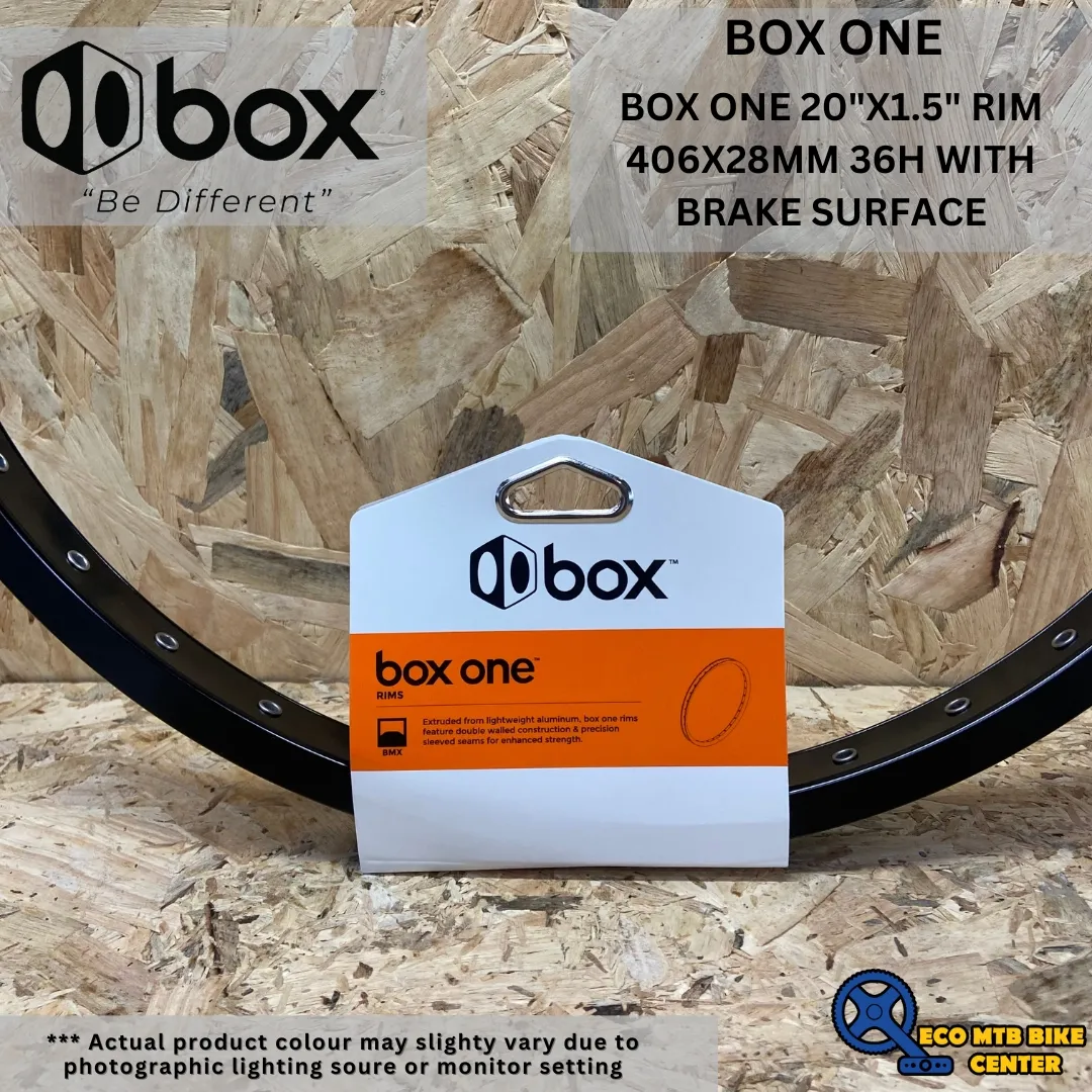 BOX COMPONENTS BOX ONE 20" RIM 406X28MM WITH BRAKE SURFACE (SELL IN PAIR)