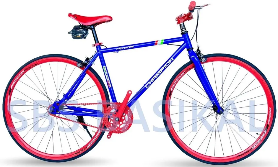 PROMOTION NEW CHAMPION FIXIE WITH BREAK 700C BASIKAL BICYCLE