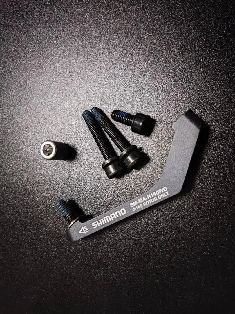 Shimano SM-MA-R140P/D Post Mount to Flat Mount Adapter Converter for Rear 140mm Rotor