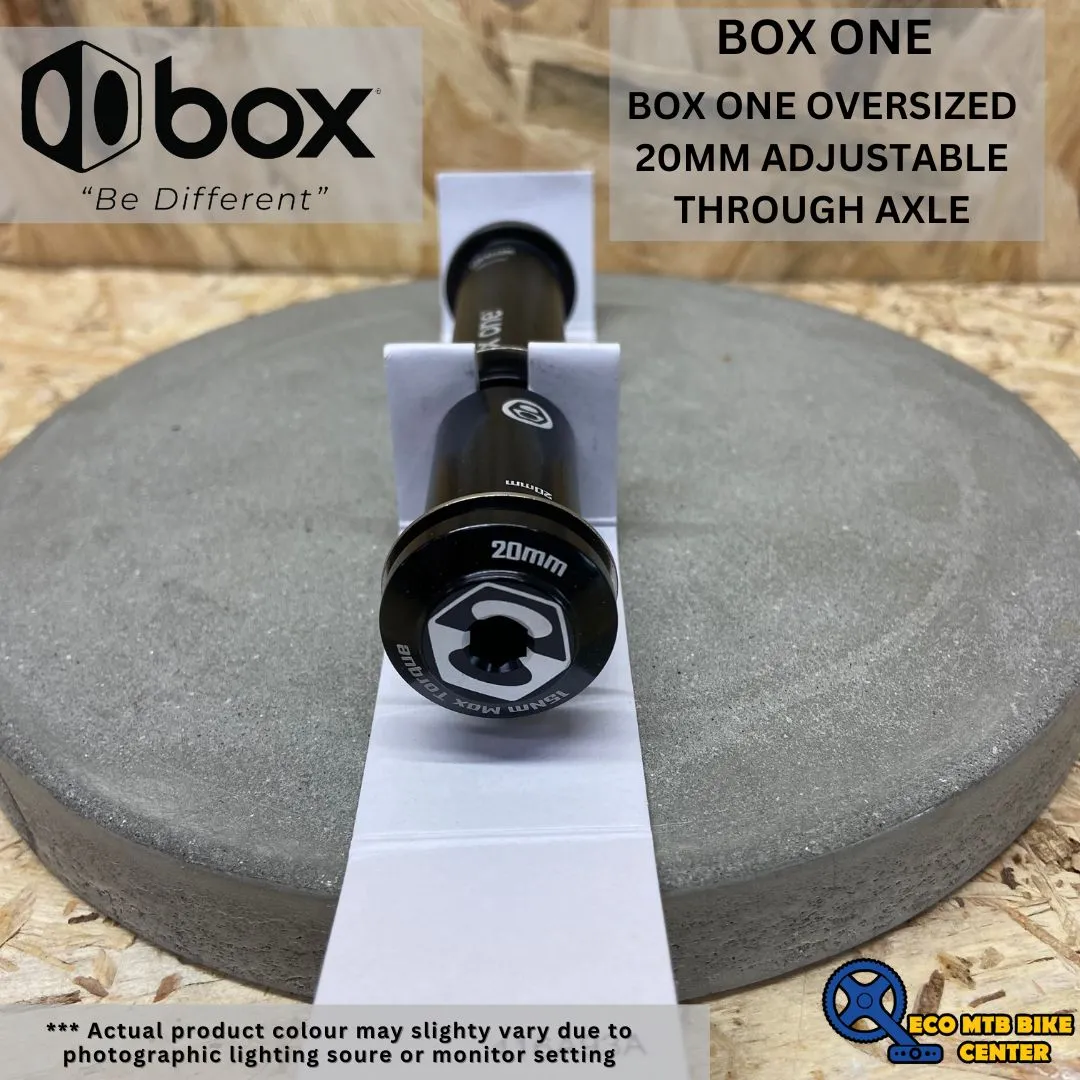 BOX COMPONENTS BOX ONE OVERSIZED 20MM ADJUSTABLE THROUGH AXLE