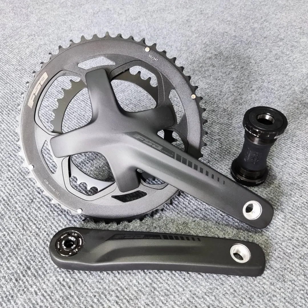 FSA Omega CK4003 50/34t 165mm 9 10 11 Speed Road Crankset With BB