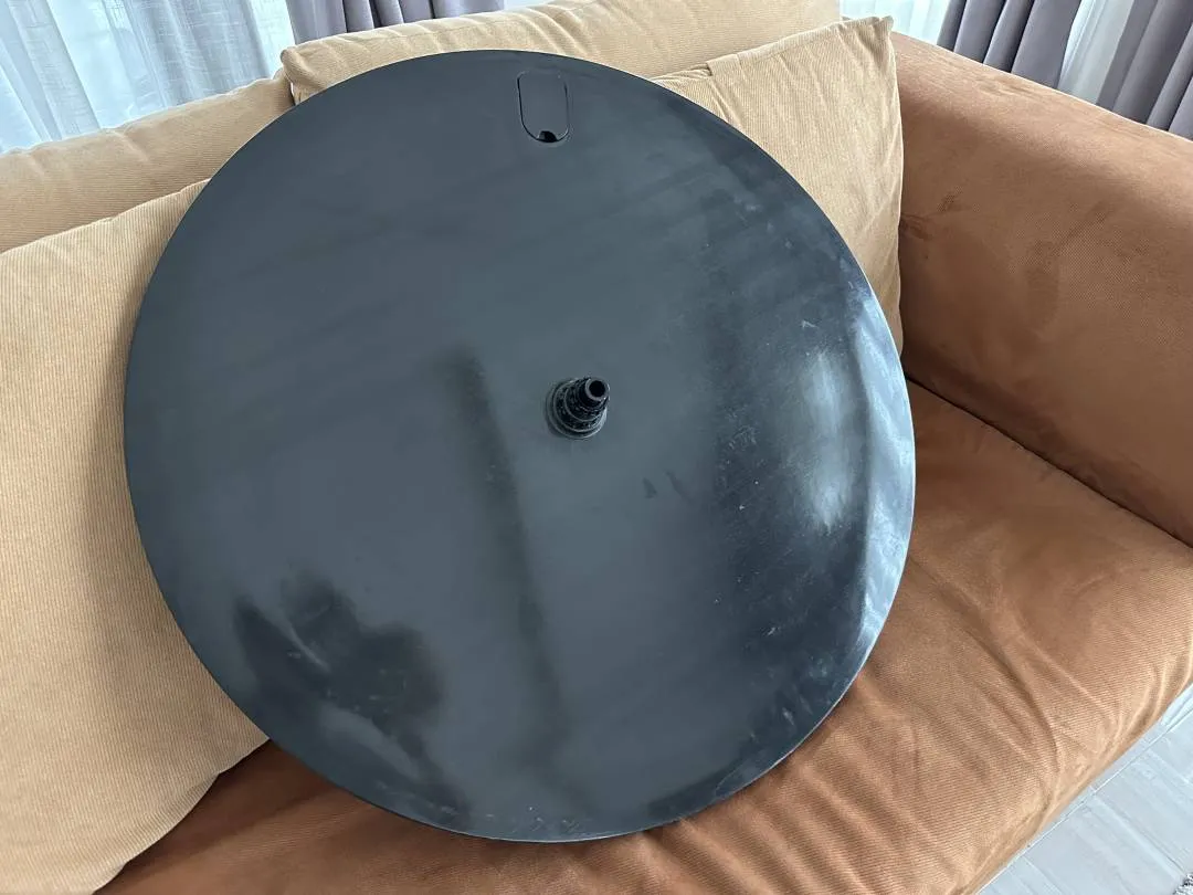Rarely used custom light carbon rear disc wheel
