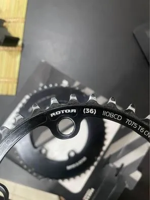 ROTOR Aero Round 110BCD Chainring Set