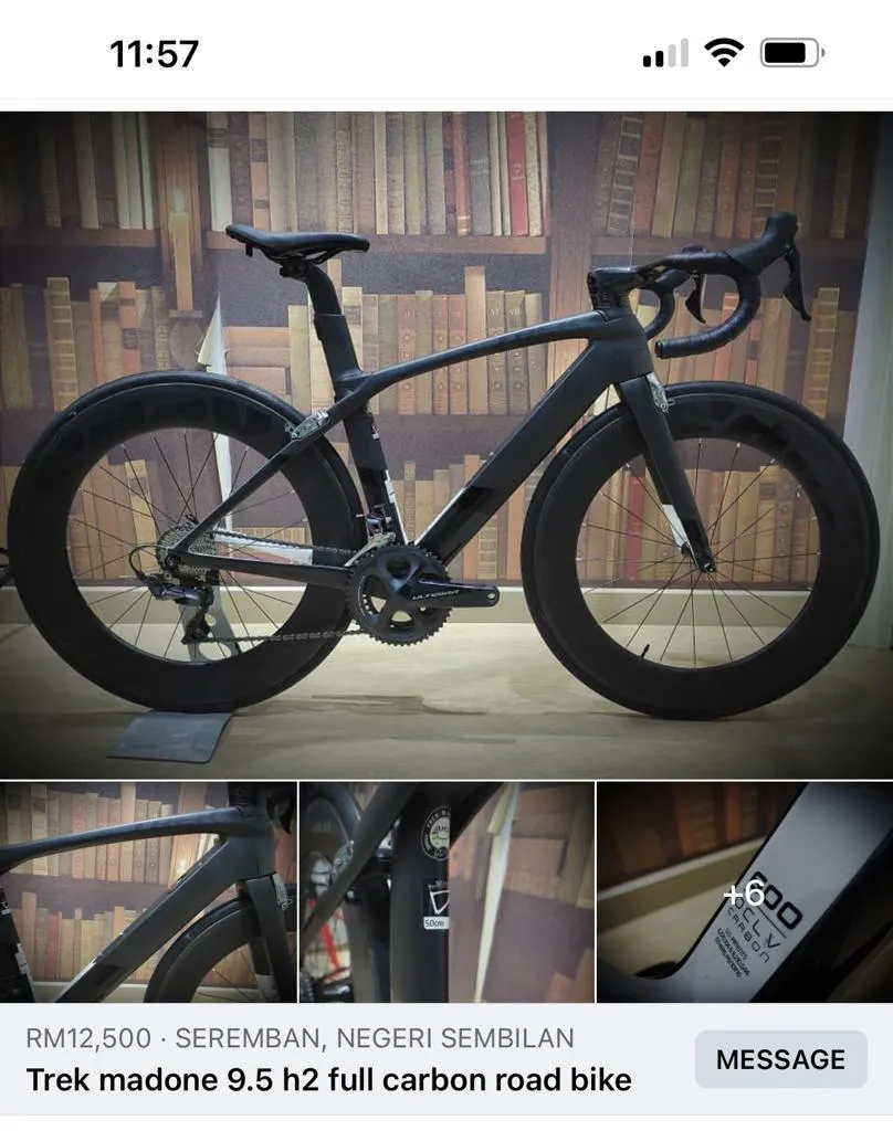 TREK Madone 9.5 Full Carbon tip top condition