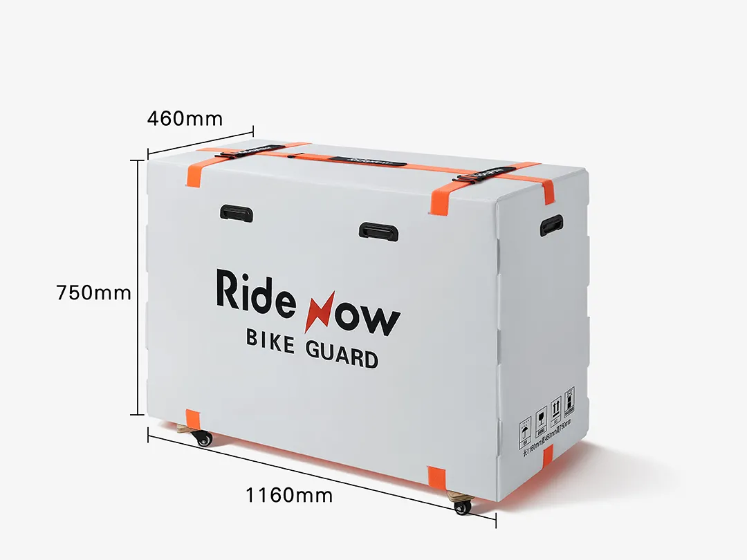 Ridenow Bike Bicycle Box for Travelling Foldable with 4 wheels / Ridenow helmet shoe bag