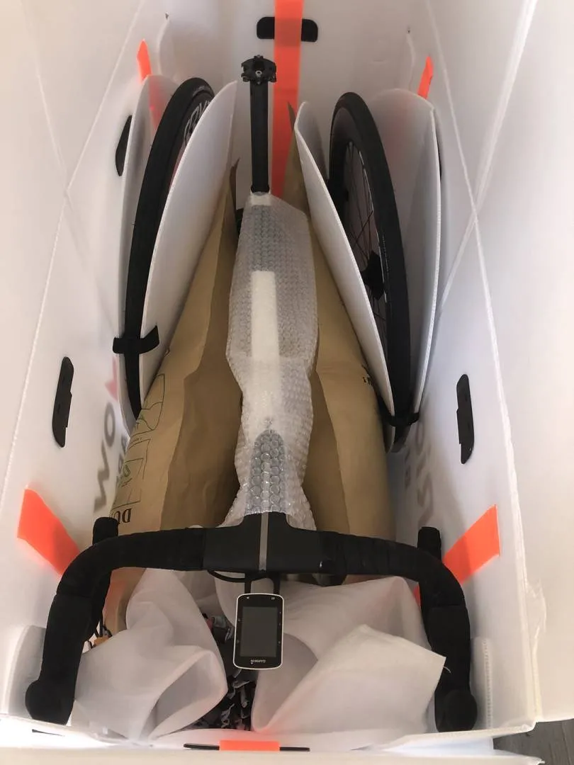 Ridenow Bike Bicycle Box for Travelling Foldable with 4 wheels / Ridenow helmet shoe bag