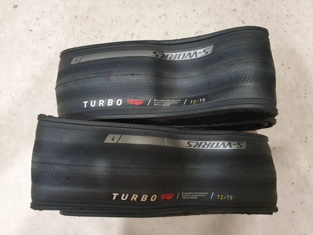 Specialized S-WORKS Turbo Rapidair 2Bliss Ready T2/T5 700x26mm tubeless tyres 2 pieces