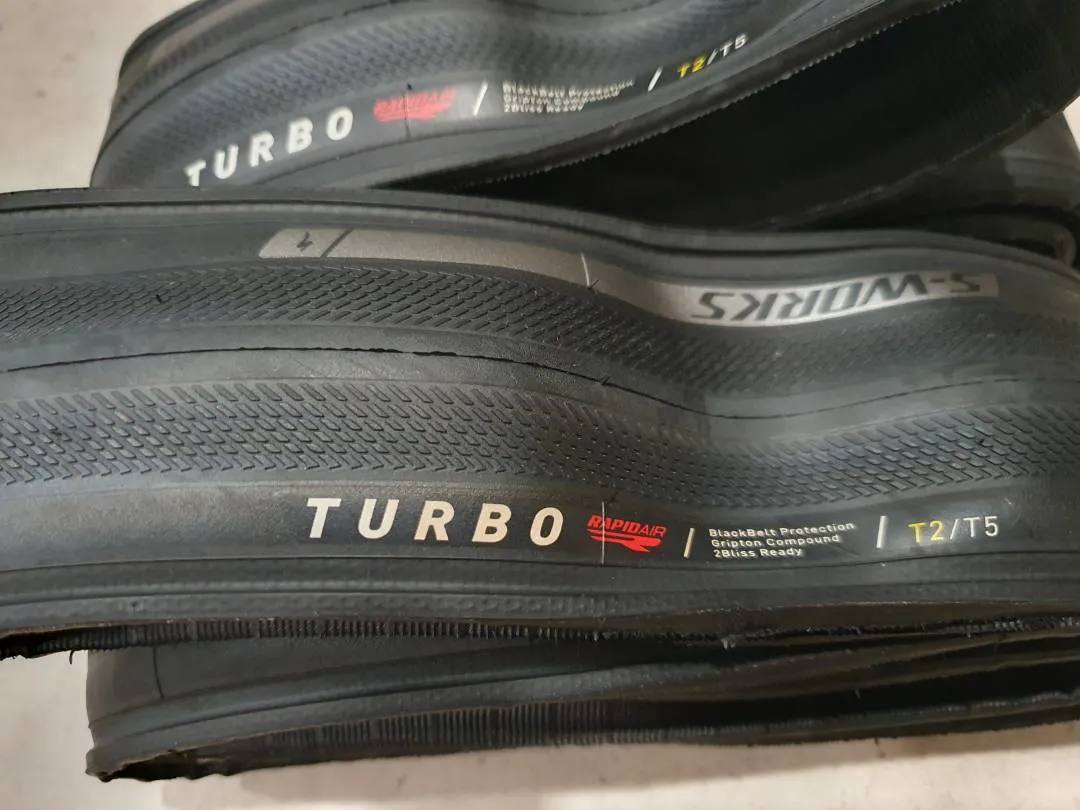 Specialized S-WORKS Turbo Rapidair 2Bliss Ready T2/T5 700x26mm tubeless tyres 2 pieces