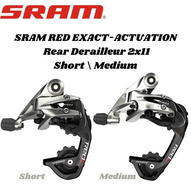 SRAM RED EXACT-ACTUATION Rear Derailleur 2x11 Short \ Medium