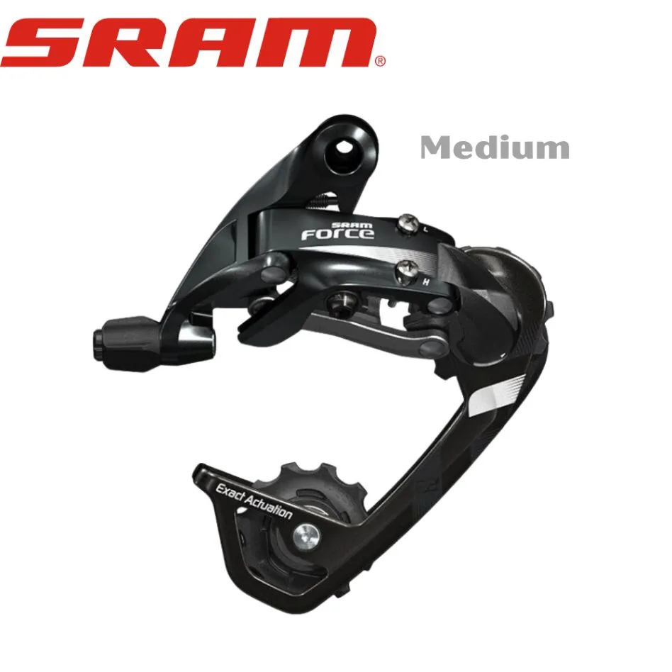 SRAM Force 22 EXACT-ACTUATION Rear Derailleur 2x11 Short \ Medium