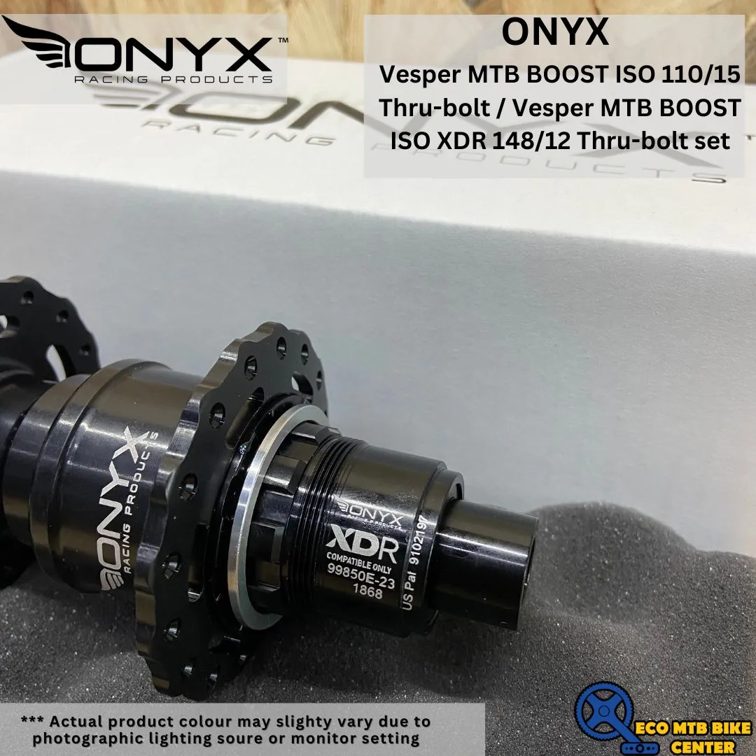 ONYX Vesper MTB BOOST ISO 110/15 Thru-bolt / Vesper MTB BOOST ISO XDR 148/12 Thru-bolt (SET)