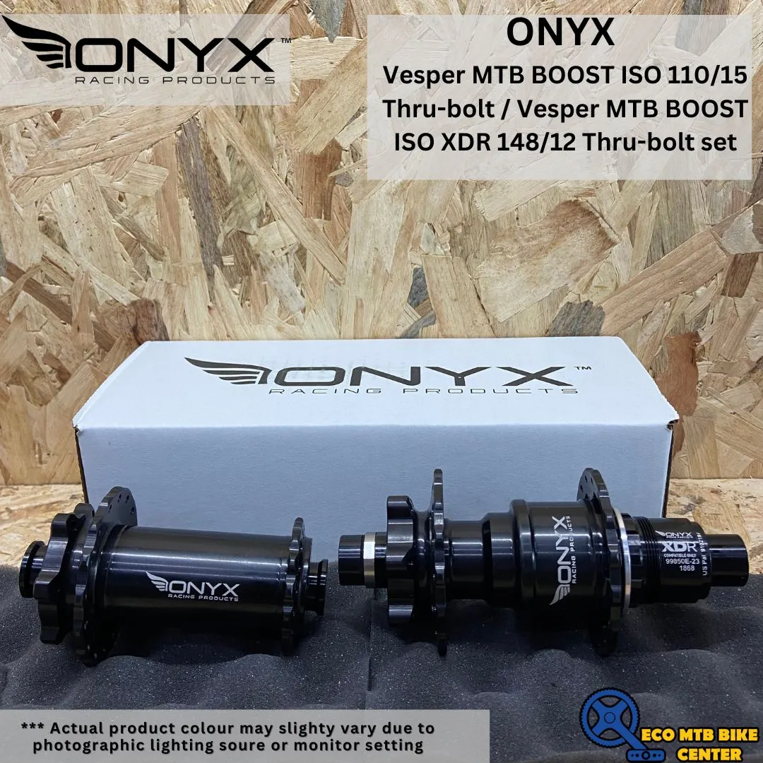 ONYX Vesper MTB BOOST ISO 110/15 Thru-bolt / Vesper MTB BOOST ISO XDR 148/12 Thru-bolt (SET)