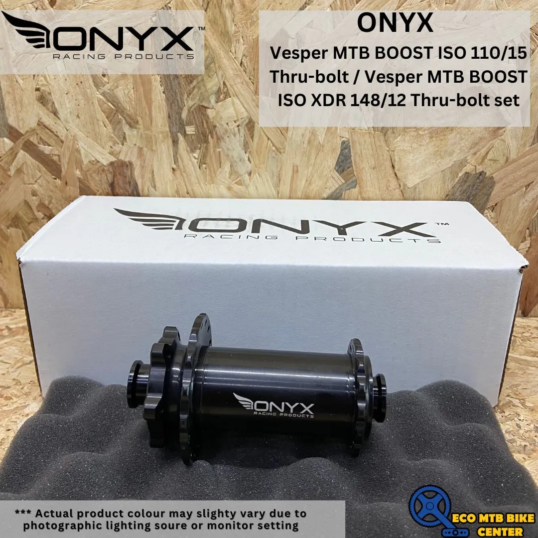 ONYX Vesper MTB BOOST ISO 110/15 Thru-bolt / Vesper MTB BOOST ISO XDR 148/12 Thru-bolt (SET)