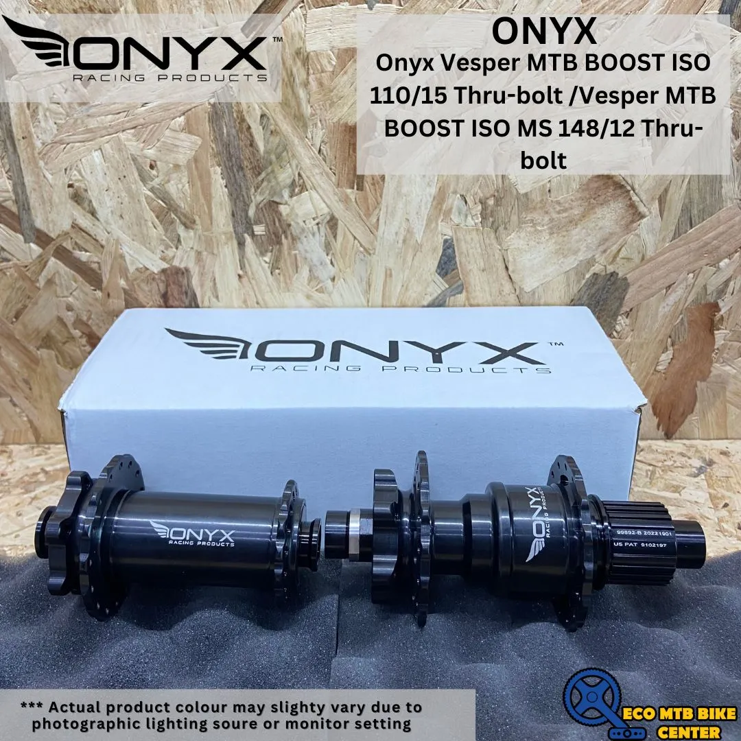 Onyx Vesper MTB BOOST ISO 110/15 Thru-bolt /Vesper MTB BOOST ISO MS 148/12 Thru-bolt (SET)