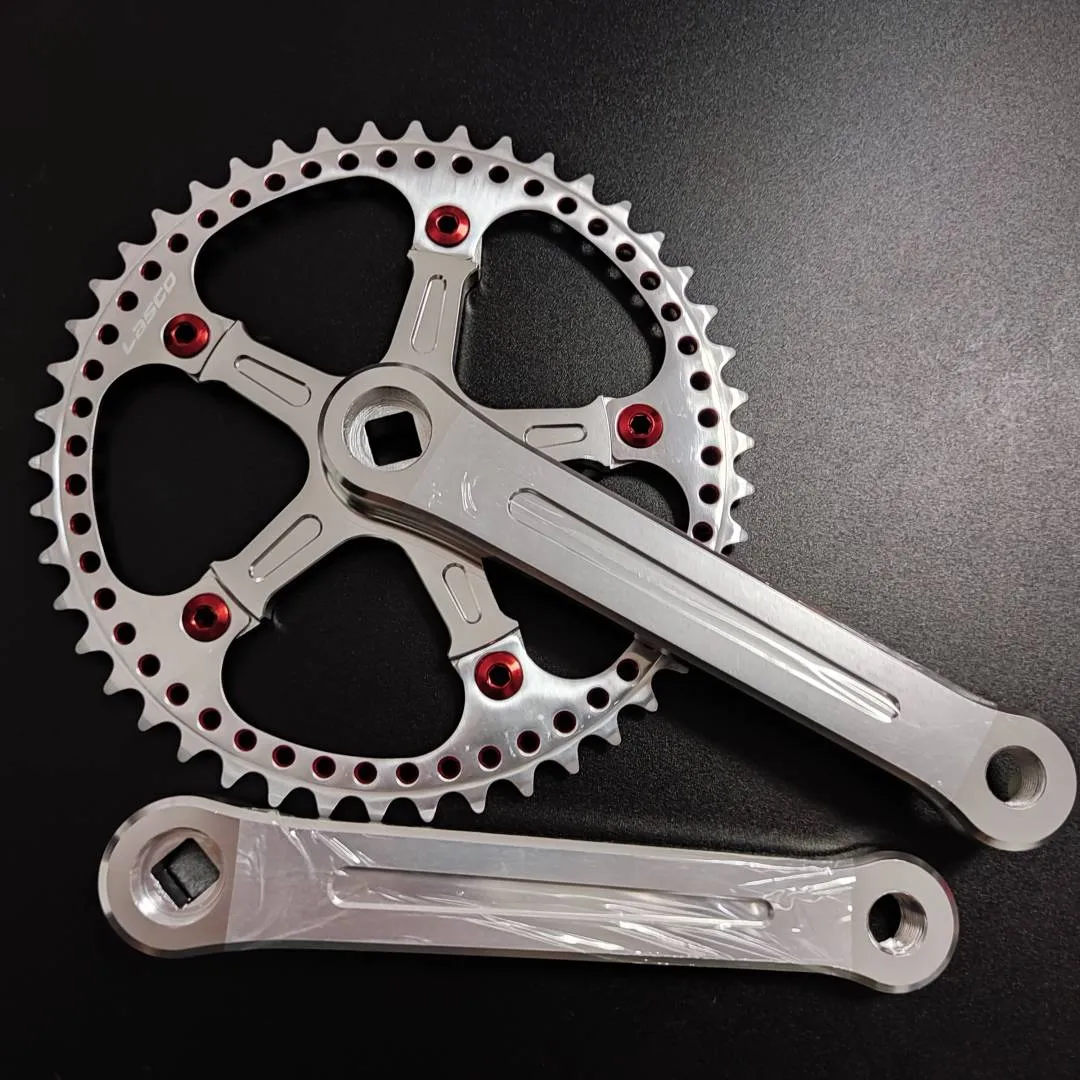 Lasco FG03-170mm 46t BCD130 CNC Fixie Vintage BMX Road Bicycle Crank