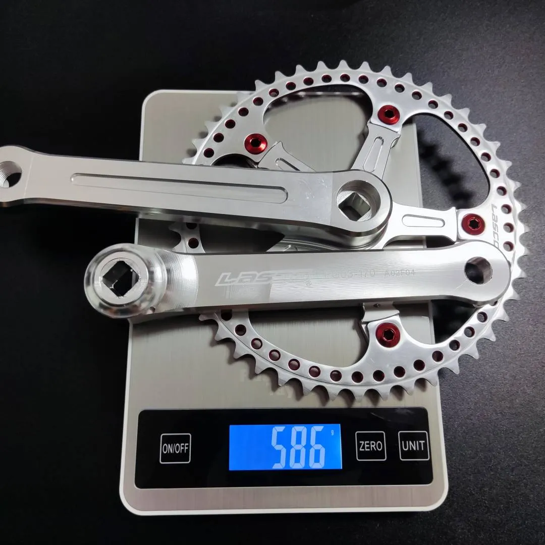 Lasco FG03-170mm 46t BCD130 CNC Fixie Vintage BMX Road Bicycle Crank