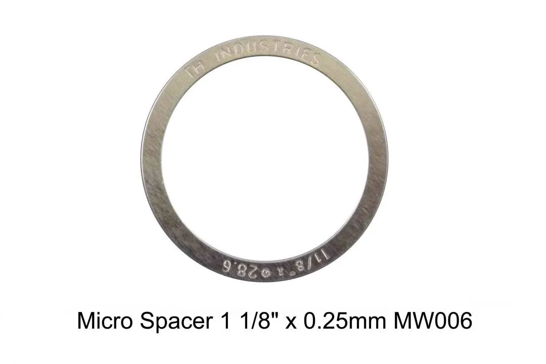 TH Industries 28.6mm 1 1/8â€ X 0.25mm Headset Micro Spacer Shim